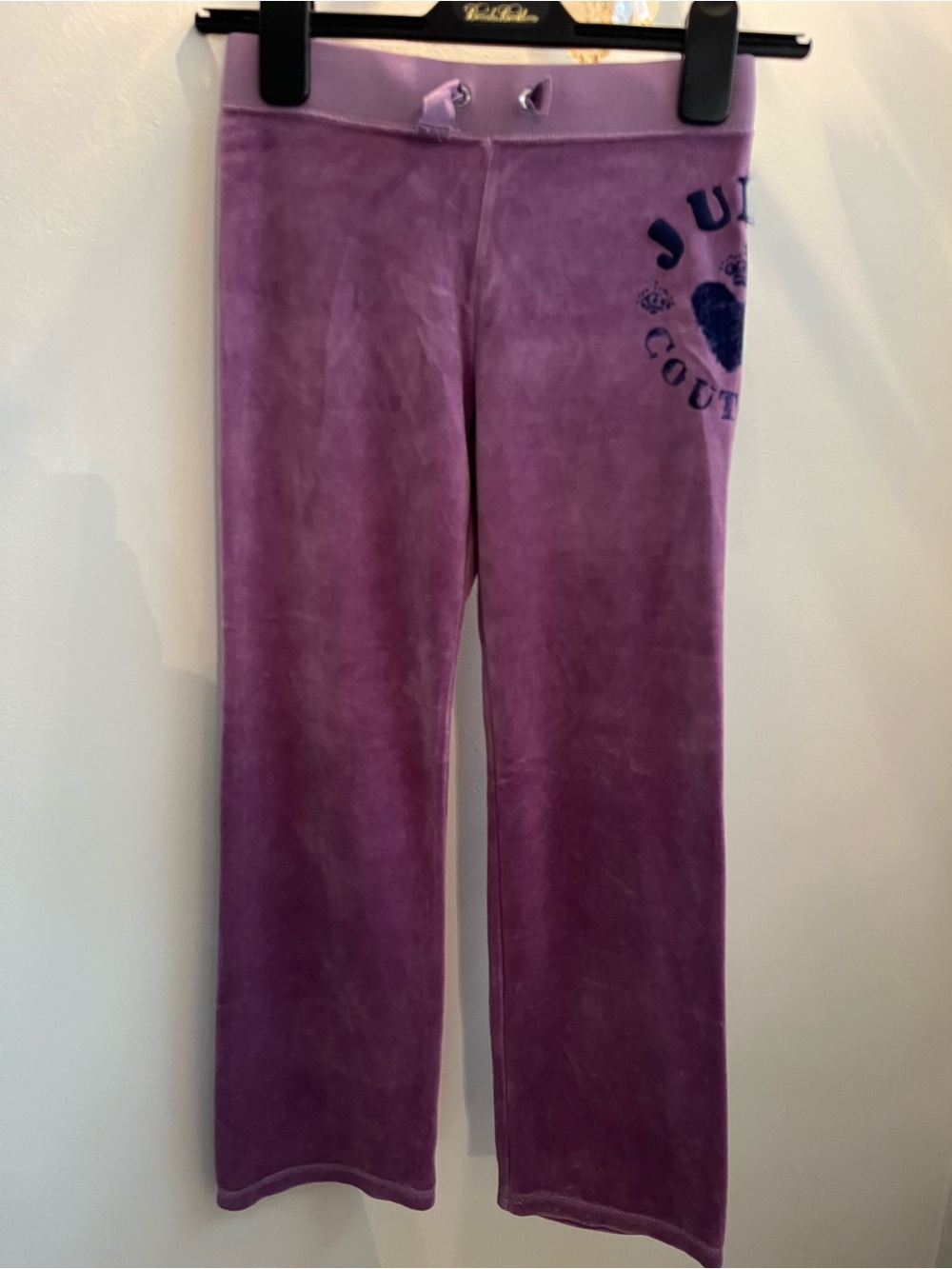 Juicy Couture Girls' Purple Velour Lounge Pants NWT Size 8